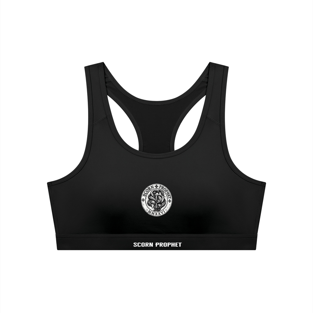 SCORN PROPHET Women's Cropped Sports Bra