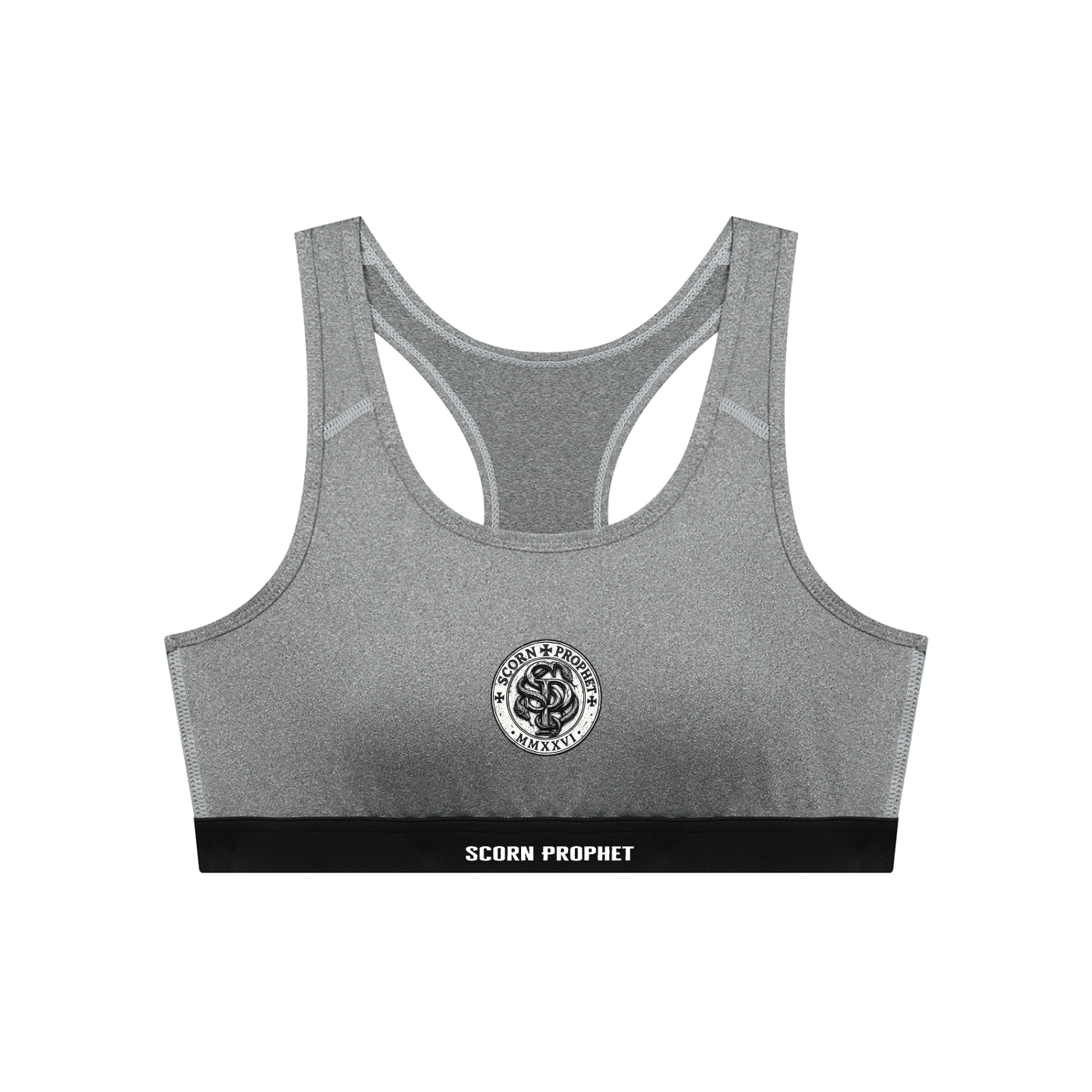 SCORN PROPHET Women's Cropped Sports Bra