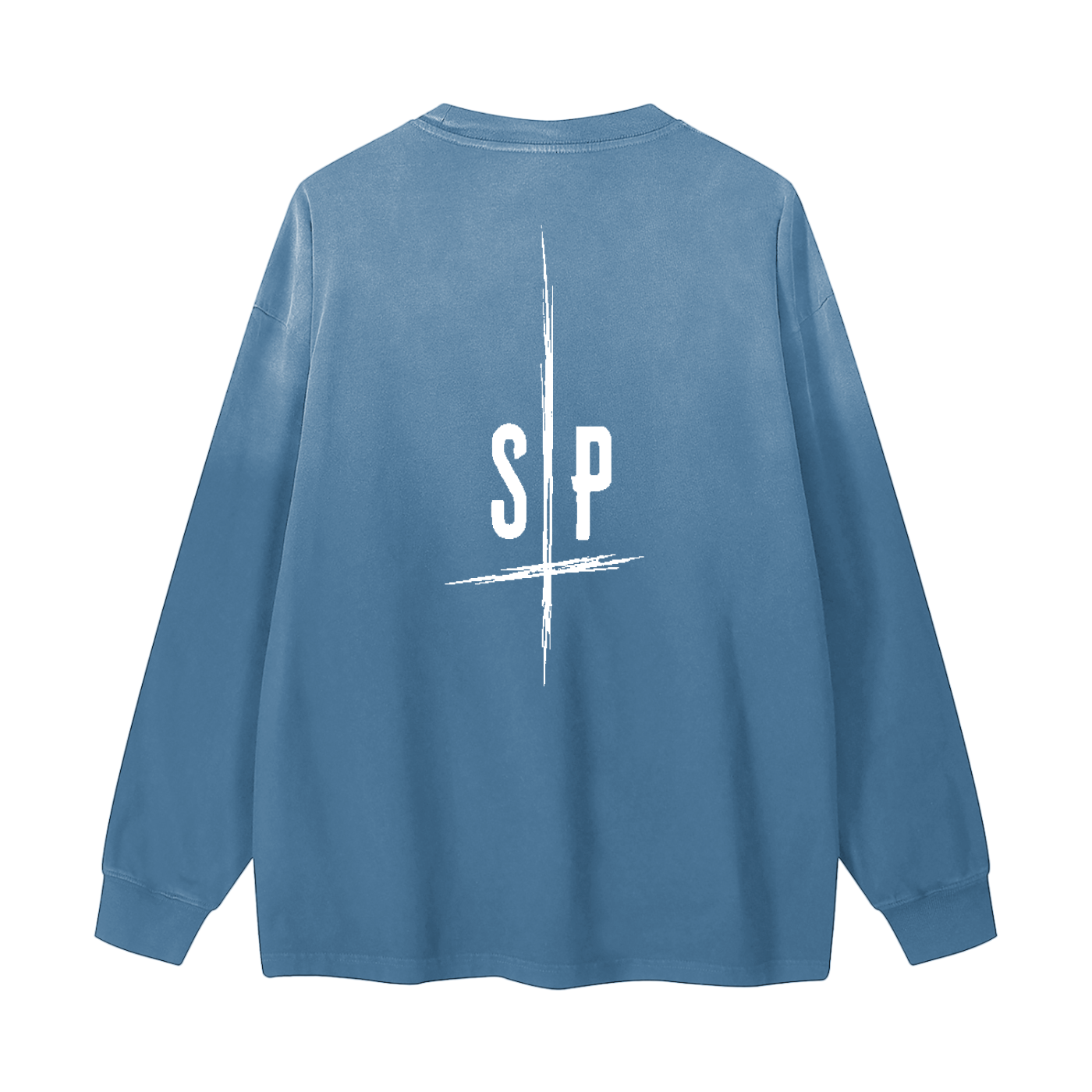 SCORN PROPHET Gradient Washed Long Sleeve T-Shirt