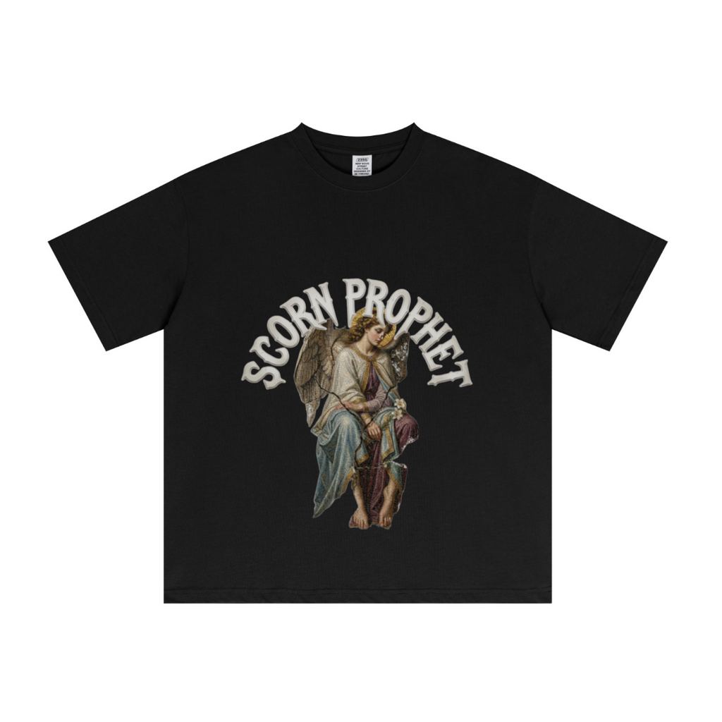 235GSM Men's cool-touch Crew Neck T-shirt Black
