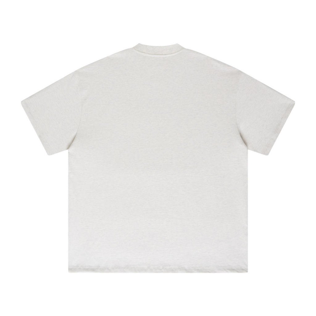 425GSM Unisex Color-Added Heavyweight Solid Color T-shirt Oatmeal Grey