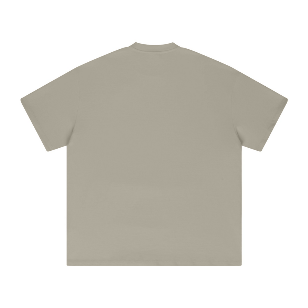 425GSM Unisex Color-Added Heavyweight Solid Color T-shirt Wheat Brown