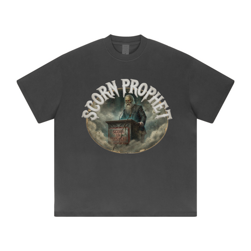 425GSM Unisex Color-Added Heavyweight Solid Color T-shirt Charcoal Grey